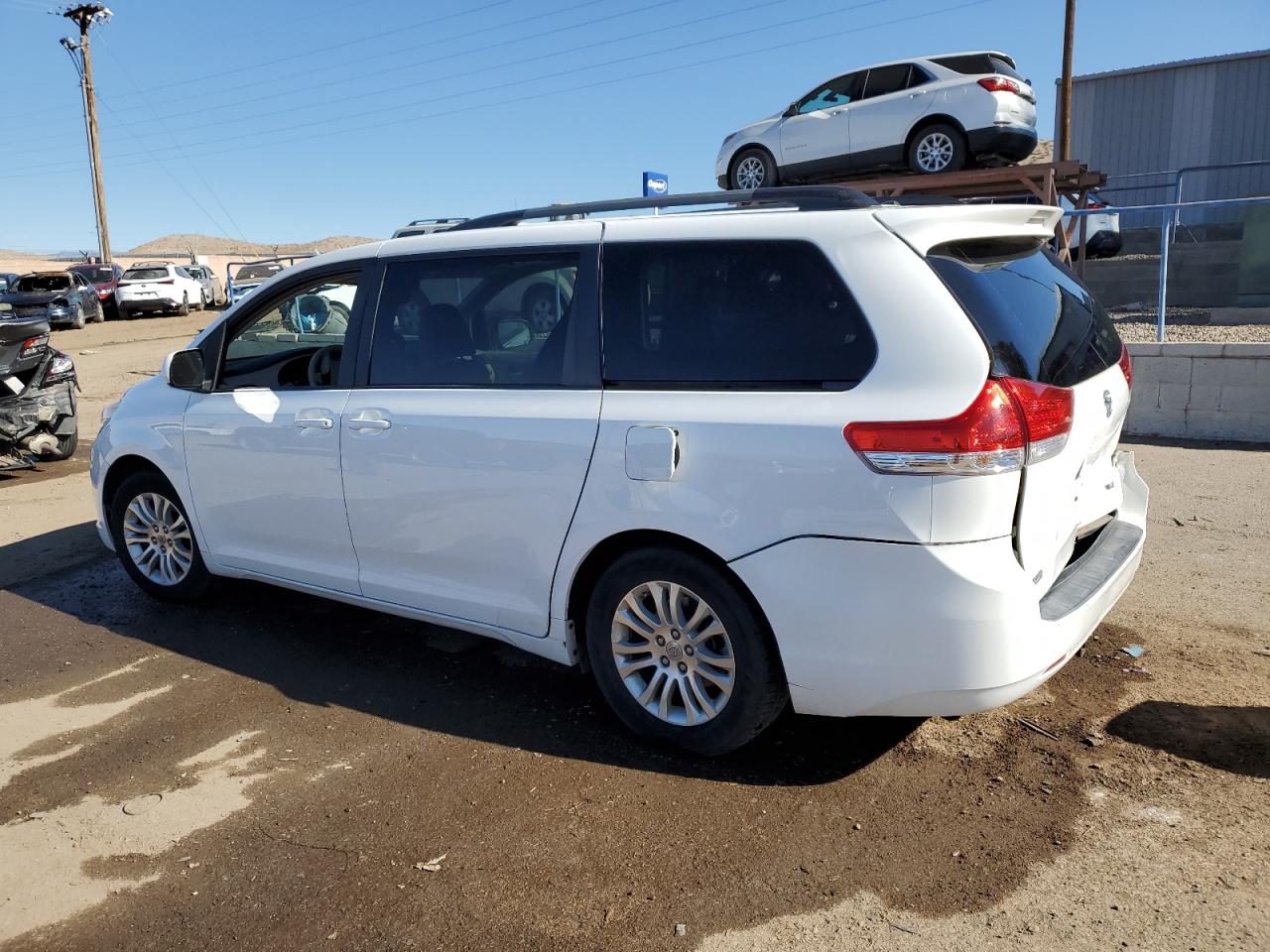 2014 Toyota Sienna VIN 5TDYK3DC8ES468114 Copart auction photo, rear end damage thumbnail 2
