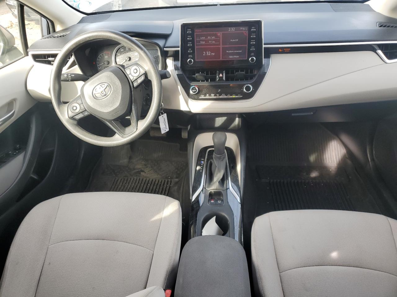 2020 Toyota Corolla VIN JTDEPRAE2LJ027182 Copart auction photo, rear end / frame damage damage thumbnail 8