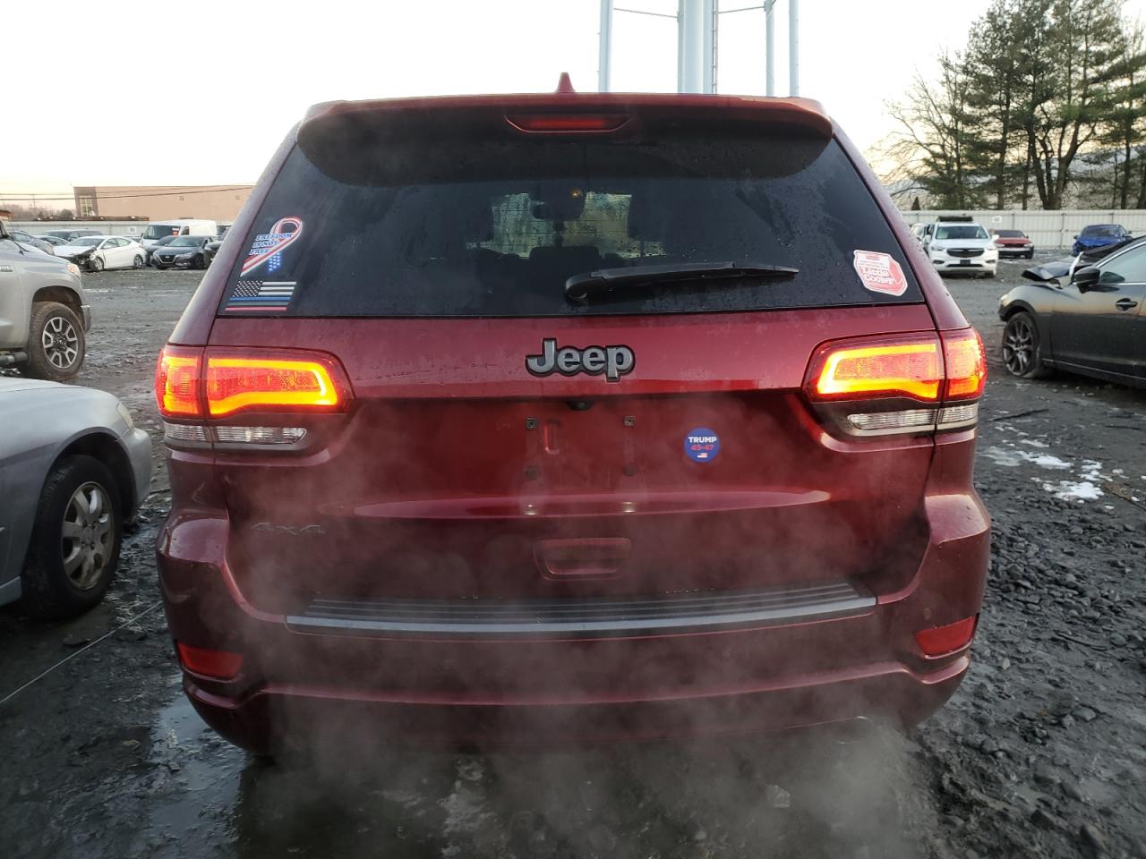 2021 Jeep Grand Cherokee VIN 1C4RJFBG5MC735918 Copart auction photo, front end damage thumbnail 6
