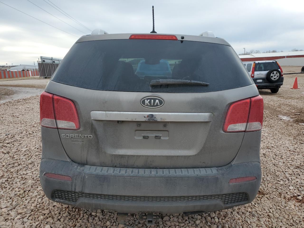 2012 KIA Sorento VIN 5XYKT3A60CG235579 Copart auction photo, hail / mechanical damage thumbnail 6