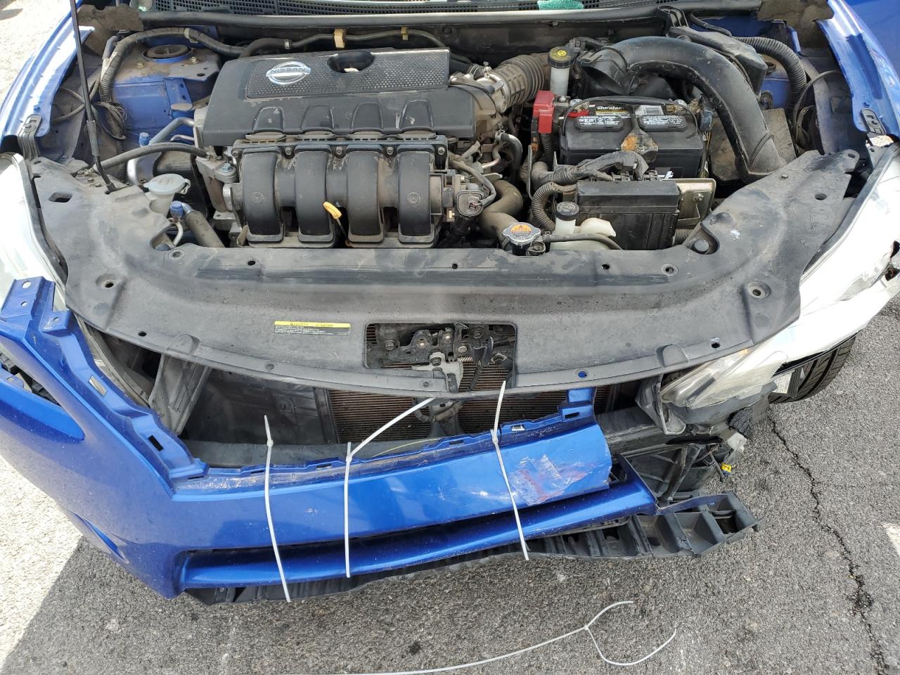 2015 Nissan Sentra VIN 3N1AB7AP2FY263871 Copart auction photo, front end / rear end damage thumbnail 11
