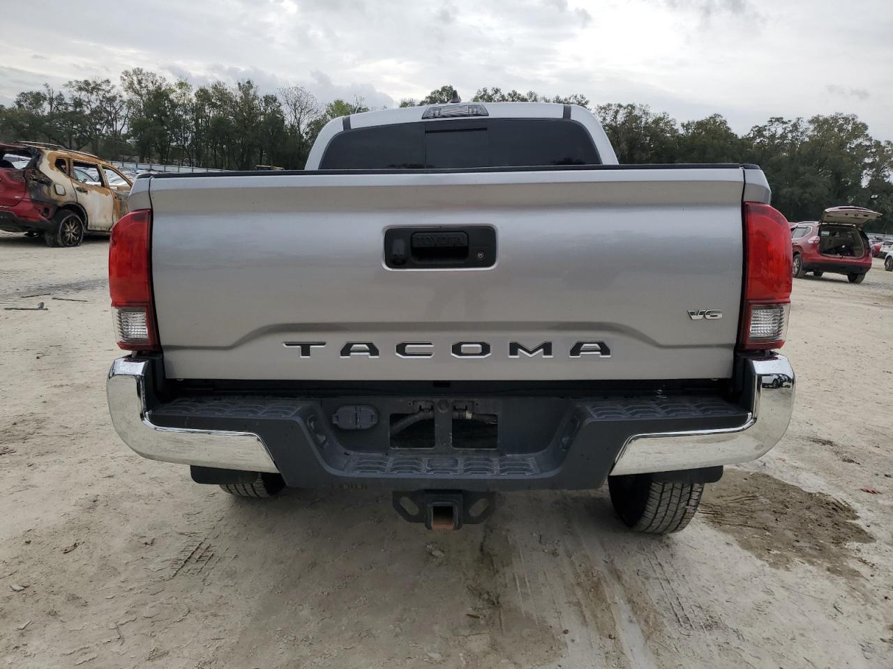 2020 Toyota Tacoma VIN 3TMAZ5CN6LM136908 Copart auction photo, front end / side damage thumbnail 6