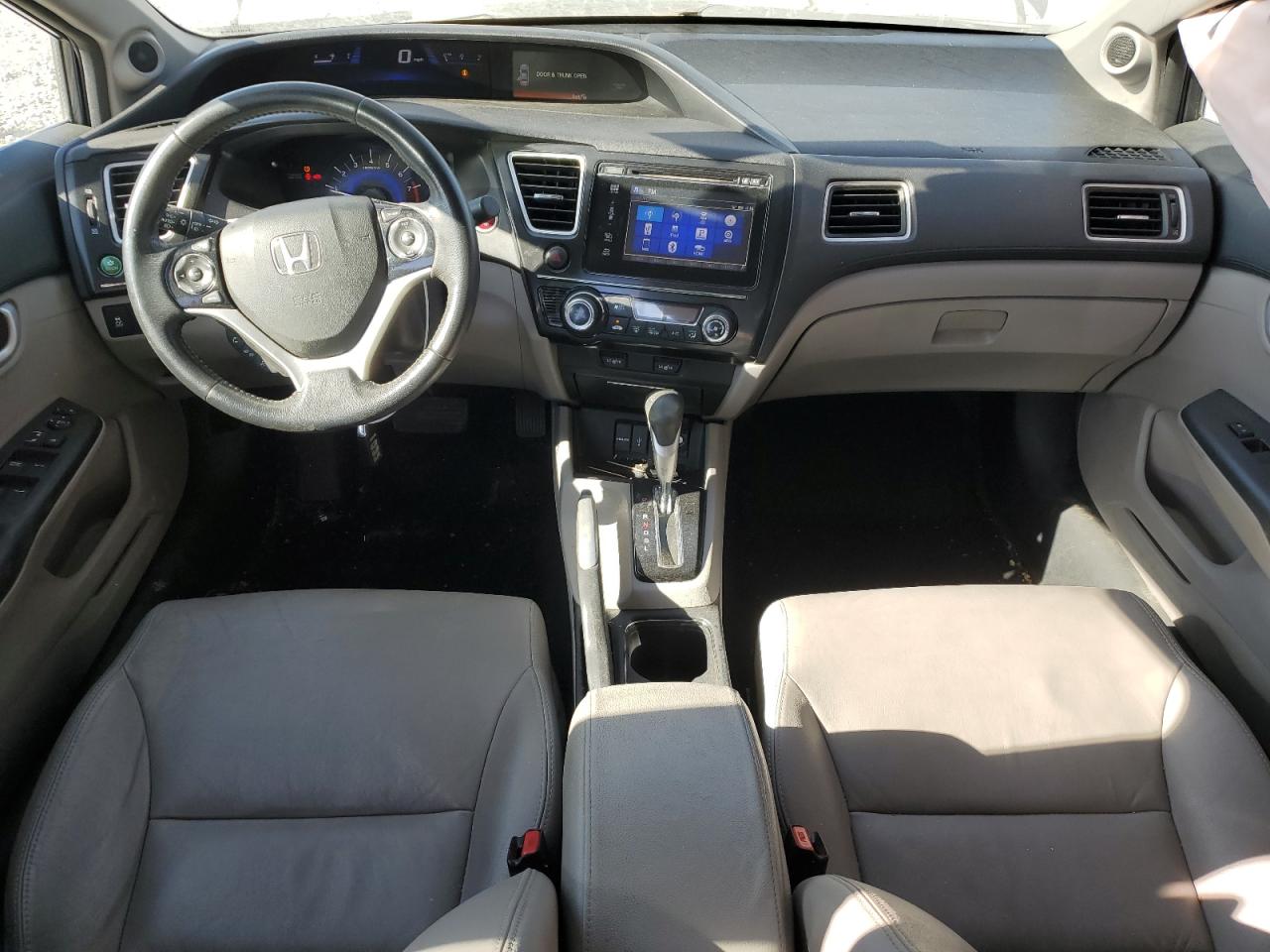 2015 Honda Civic VIN 2HGFB2F93FH500472 Copart auction photo, side damage thumbnail 8