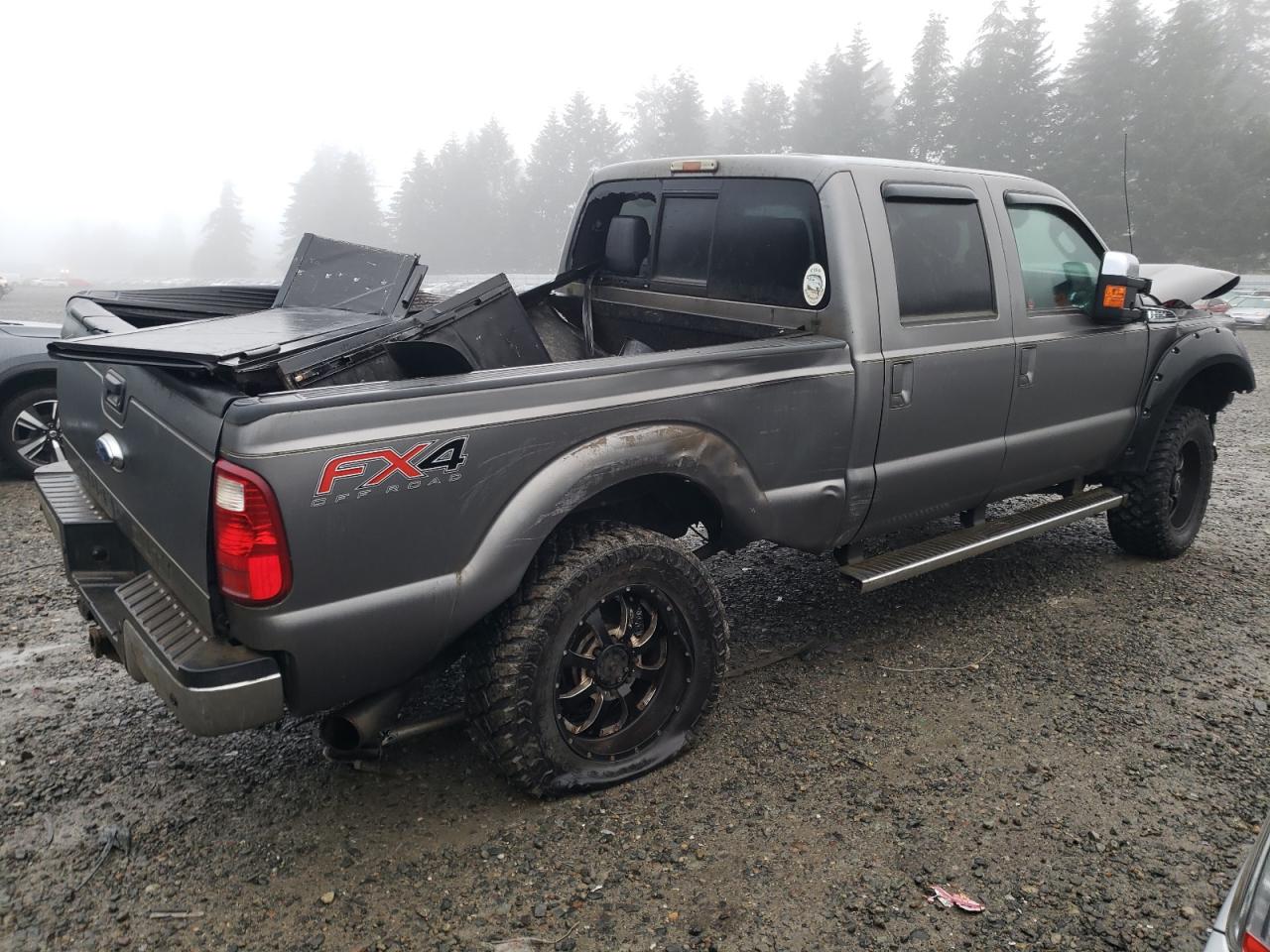 2013 Ford F250 VIN 1FT7W2B69DEB54631 Copart auction photo, all over damage thumbnail 3