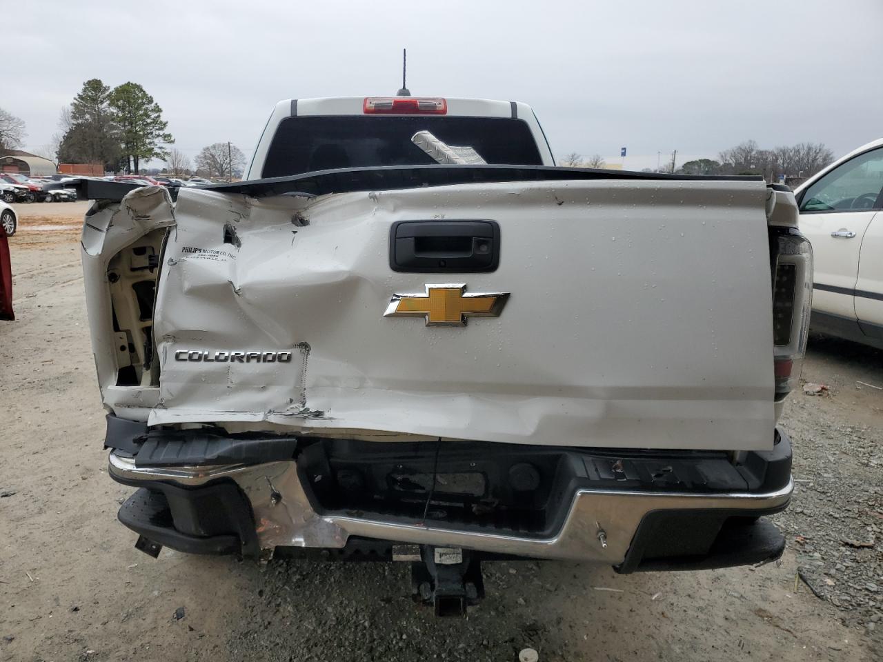2016 Chevrolet Colorado VIN 1GCHSBEAXG1256533 Copart auction photo, all over damage thumbnail 6