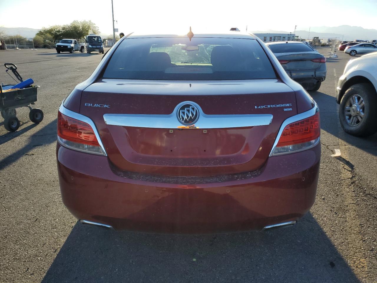 2011 Buick LaCrosse VIN 1G4GE5ED5BF233943 Copart auction photo, front end / side damage thumbnail 6