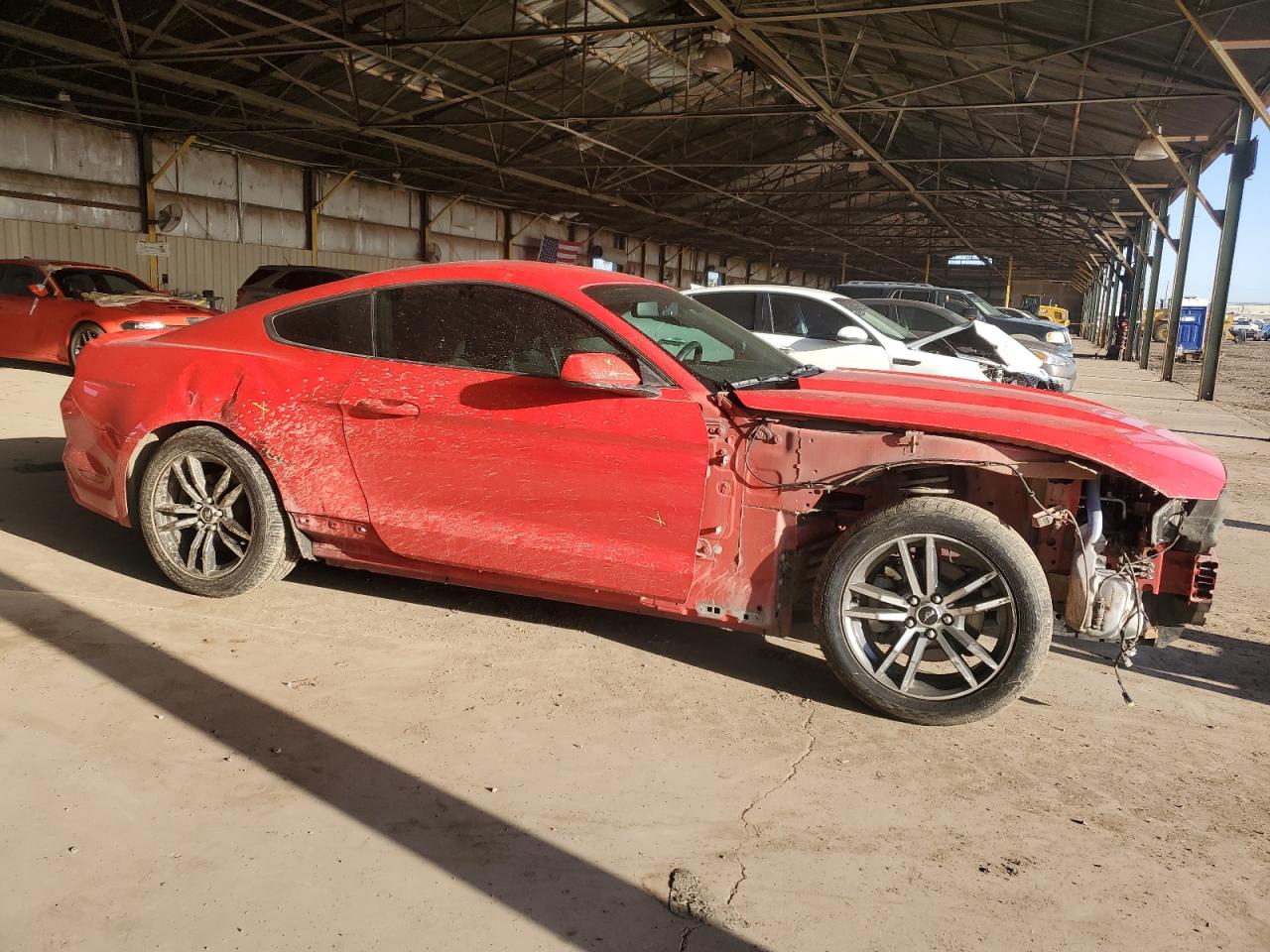 2016 Ford Mustang VIN 1FA6P8TH9G5243668 Copart auction photo, all over damage thumbnail 4