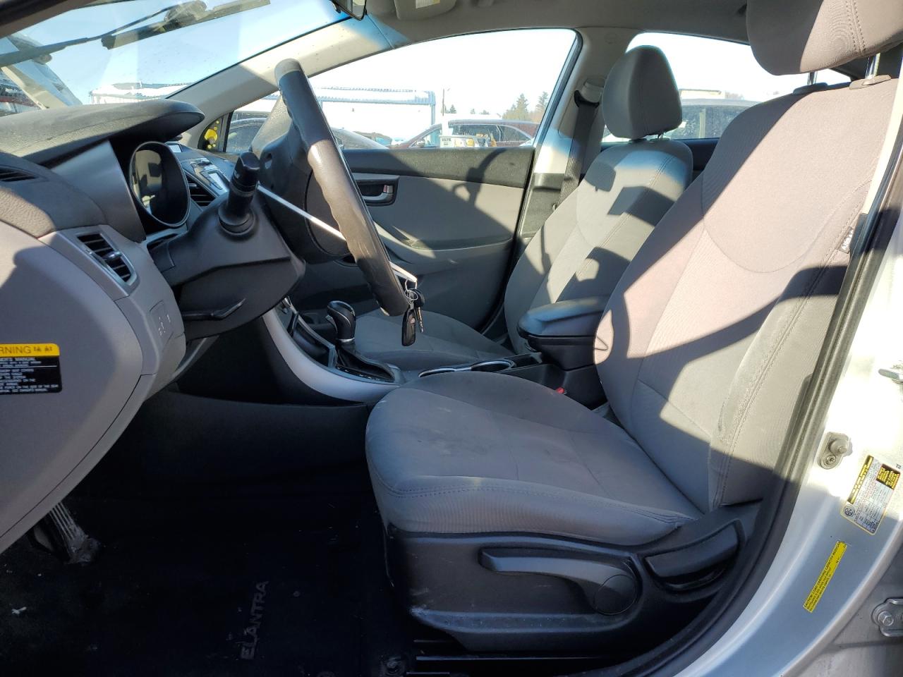 2015 Hyundai Elantra VIN 5NPDH4AE6FH618365 Copart auction photo, front end / side damage thumbnail 7
