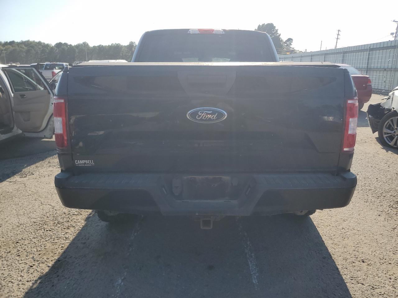 2018 Ford F-150 VIN 1FTEW1E56JKF52347 Copart auction photo, front end / side damage thumbnail 6