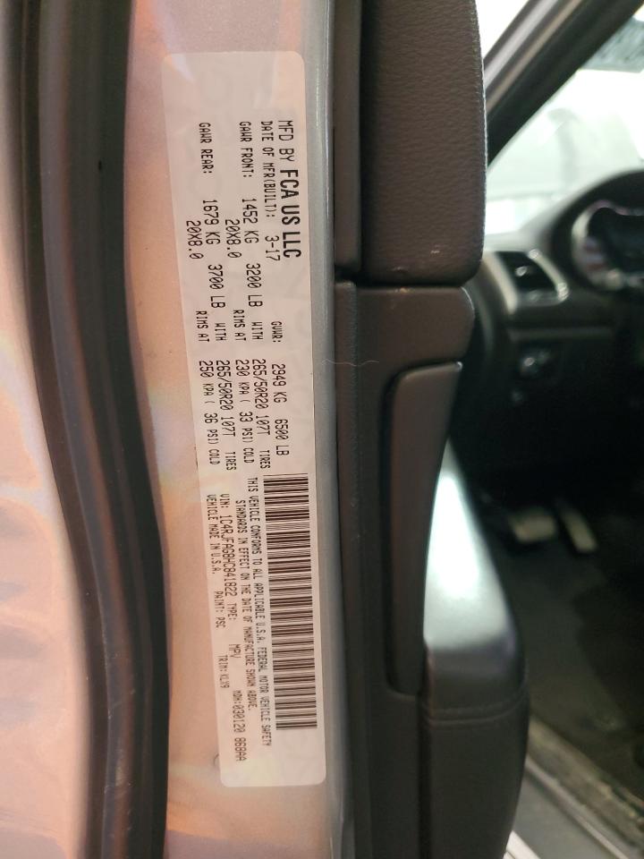 2017 Jeep Grand Cherokee VIN 1C4RJFAG8HC841822 Copart auction photo, front end / minor dent/scratches damage thumbnail 15
