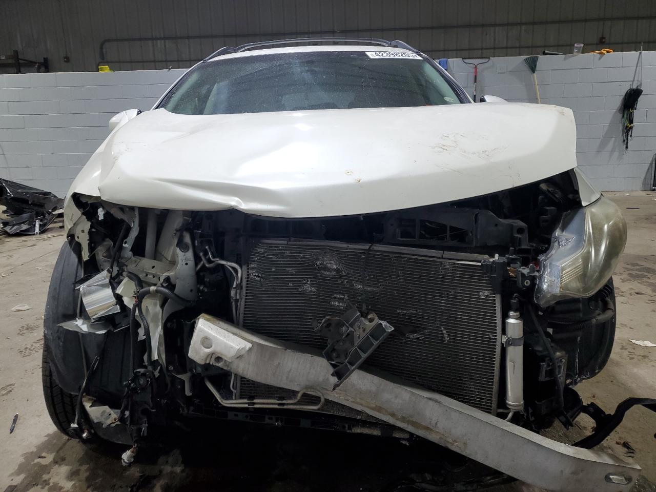 2009 Nissan Murano VIN JN8AZ18W59W103891 Copart auction photo, front end / side damage thumbnail 5