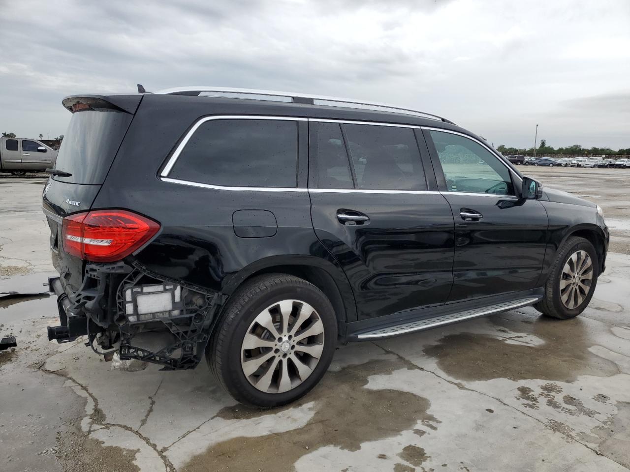 2017 Mercedes-Benz GLS-klasse VIN 4JGDF6EE2HA777952 Copart auction photo, rear end damage thumbnail 3