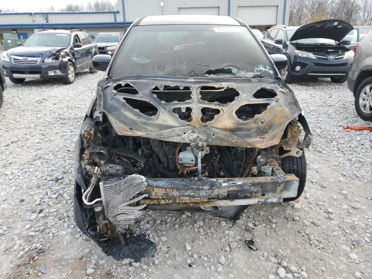 2010 Mazda 5 VIN JM1CR2WL9A0359820 Copart auction photo, burn - engine damage thumbnail 5