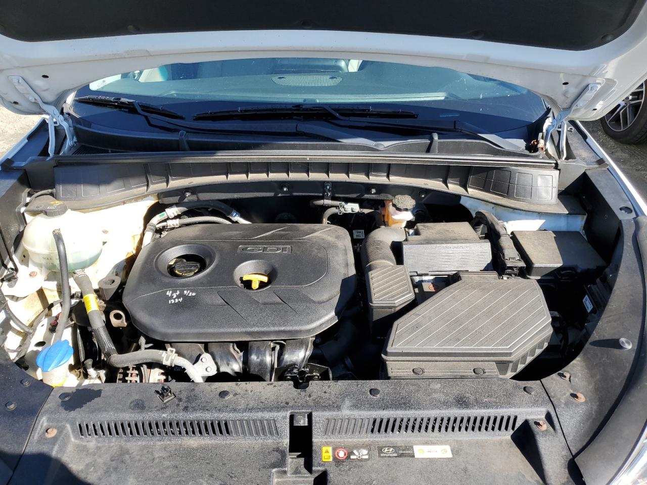 2019 Hyundai Tucson VIN KM8J3CA43KU034309 Copart auction photo, front end damage thumbnail 12