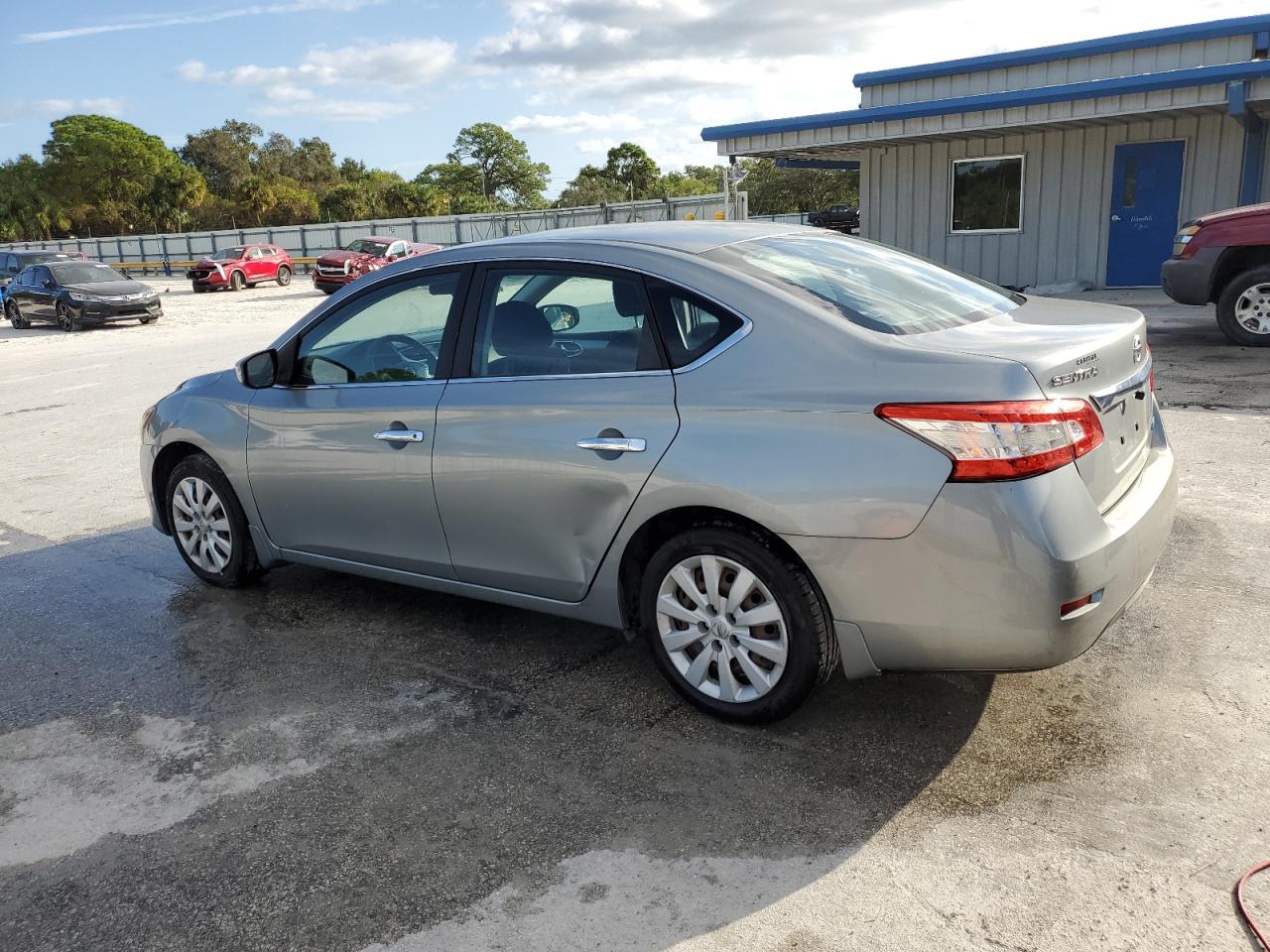 2013 Nissan Sentra VIN 3N1AB7AP0DL619860 Copart auction photo, side damage thumbnail 2