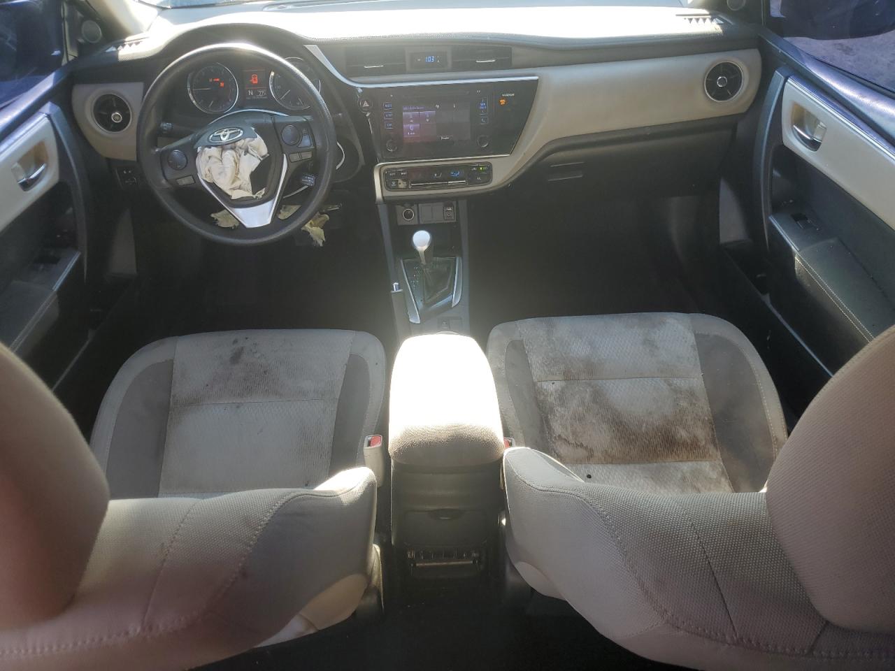 2017 Toyota Corolla VIN 2T1BURHE7HC908271 Copart auction photo, undercarriage / all over damage thumbnail 8