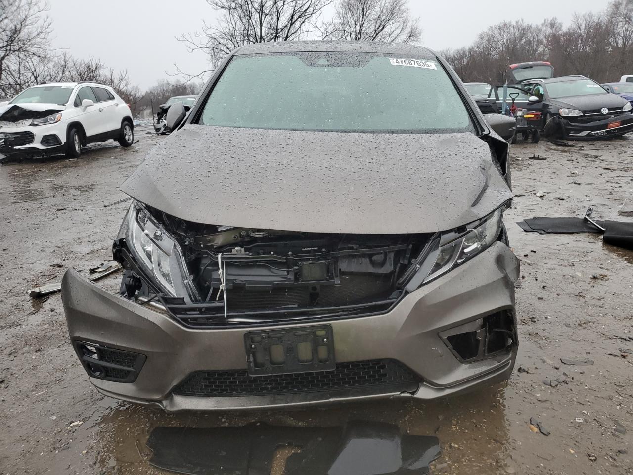 2019 Honda Odyssey VIN 5FNRL6H75KB082220 Copart auction photo, front end damage thumbnail 5