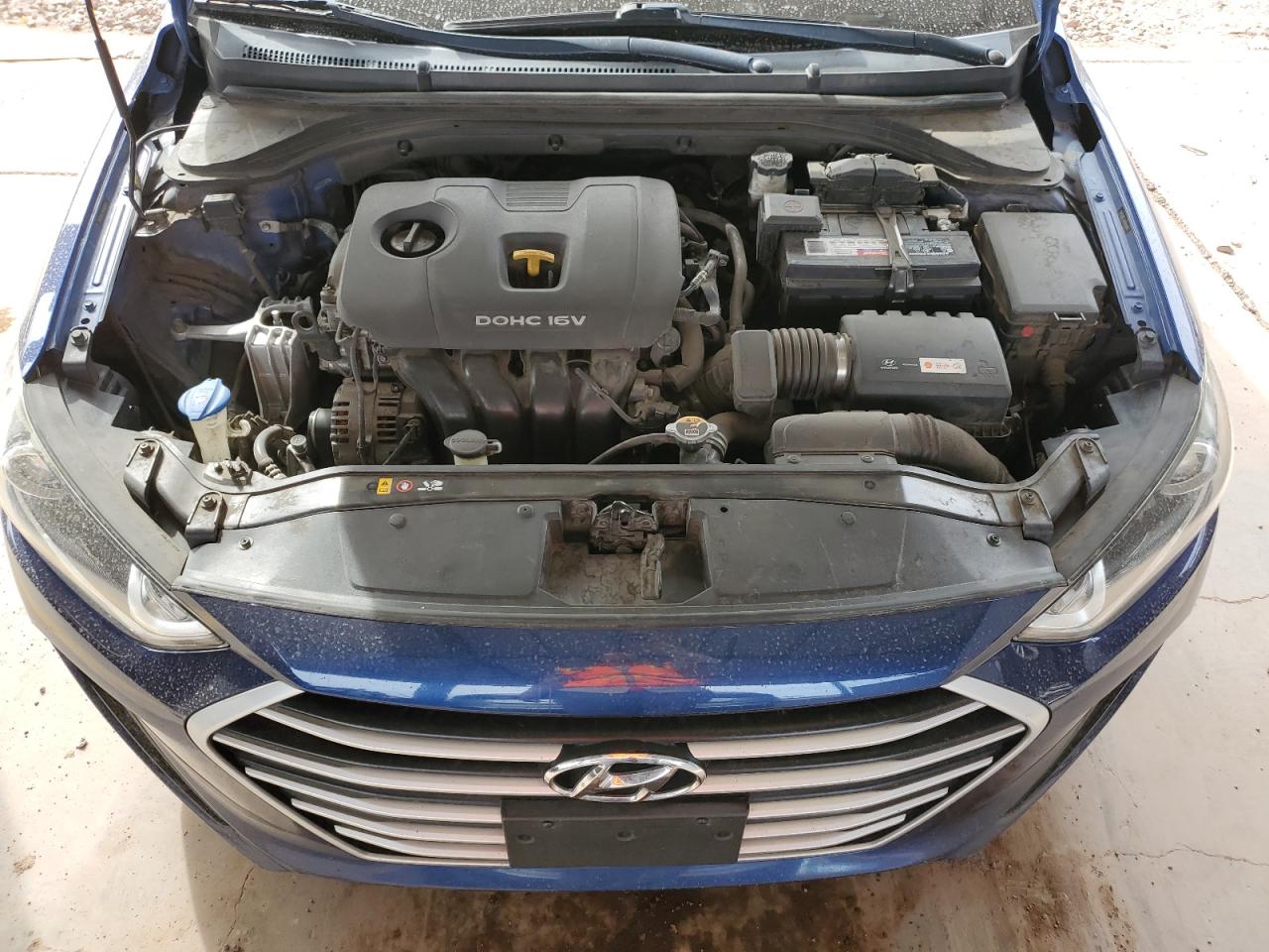 2017 Hyundai Elantra VIN 5NPD84LF4HH049914 Copart auction photo, rear end / side damage thumbnail 11