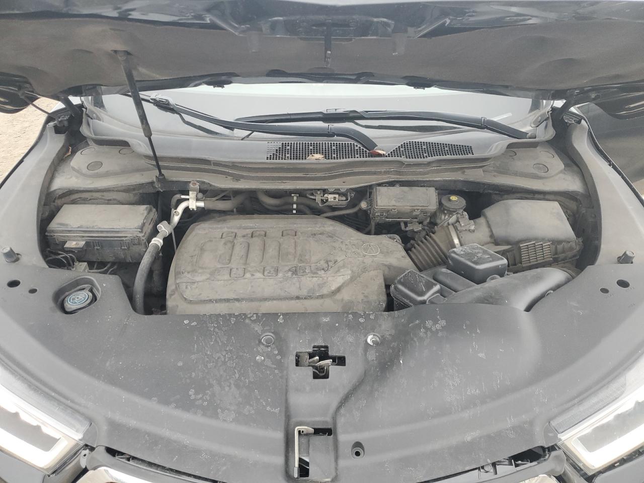 2017 Acura MDX VIN 5J8YD4H55HL002515 Copart auction photo, front end / rear end damage thumbnail 12