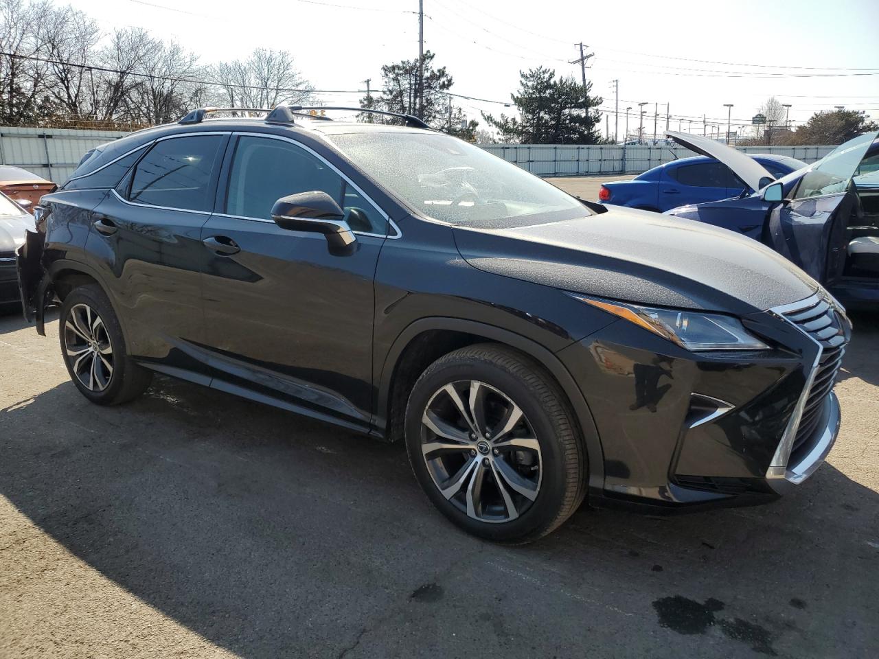2018 Lexus RX VIN 2T2BZMCA1JC156562 Copart auction photo, rear end / side damage thumbnail 4