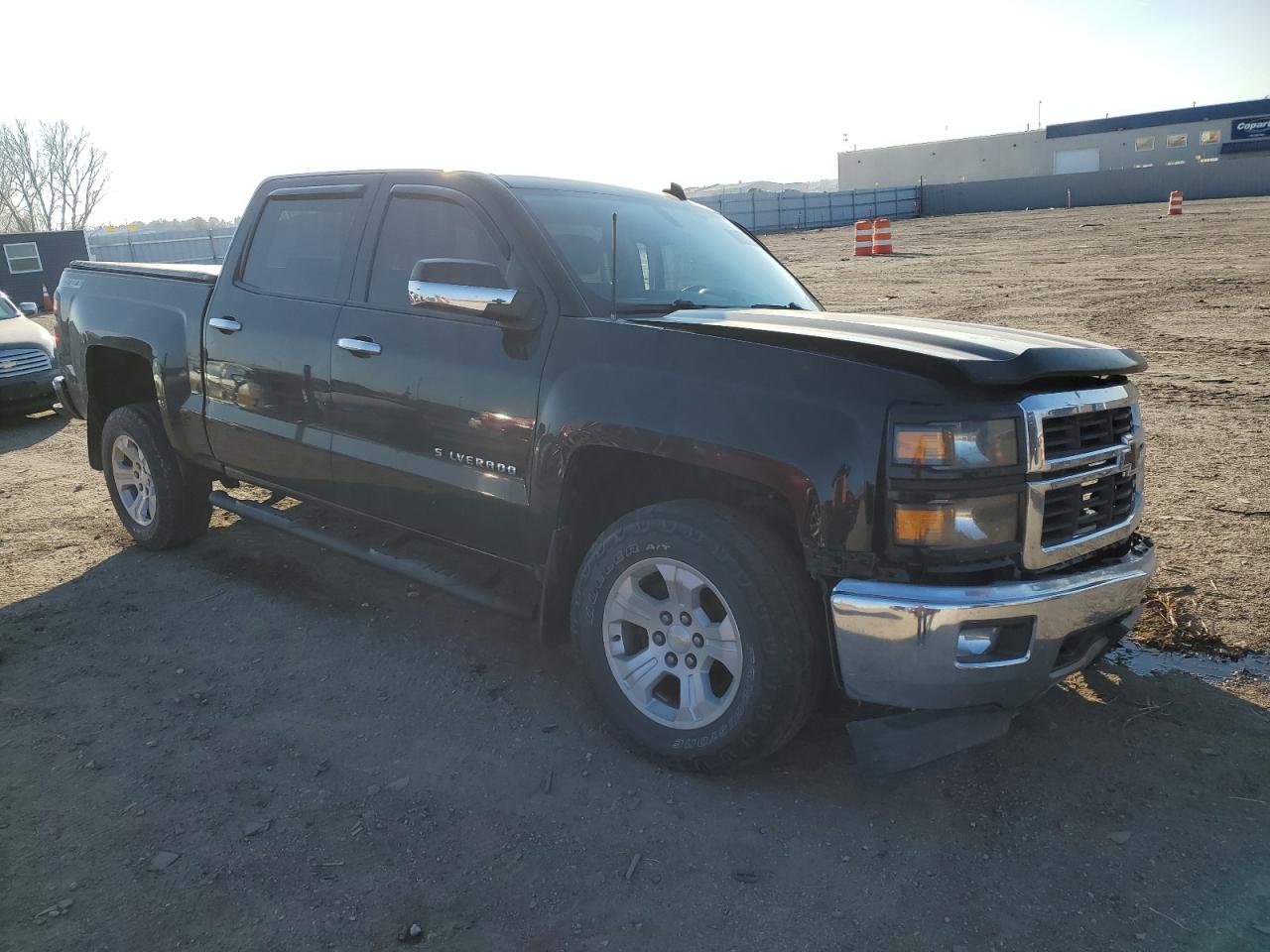2014 Chevrolet Silverado VIN 3GCUKREC0EG267158 Copart auction photo, all over / hail damage thumbnail 4