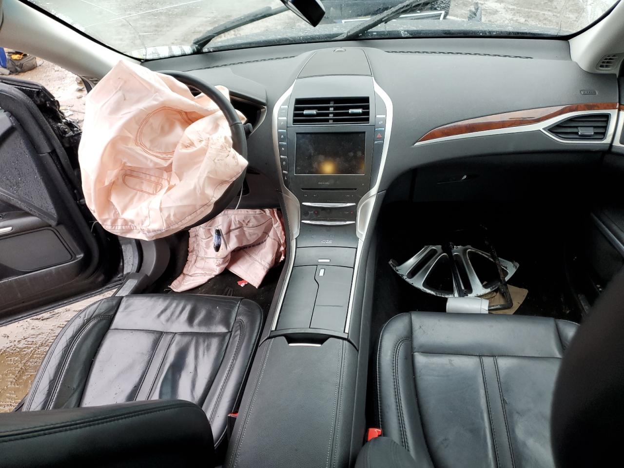 2014 Lincoln MKZ VIN 3LN6L2LU1ER829352 Copart auction photo, all over damage thumbnail 8