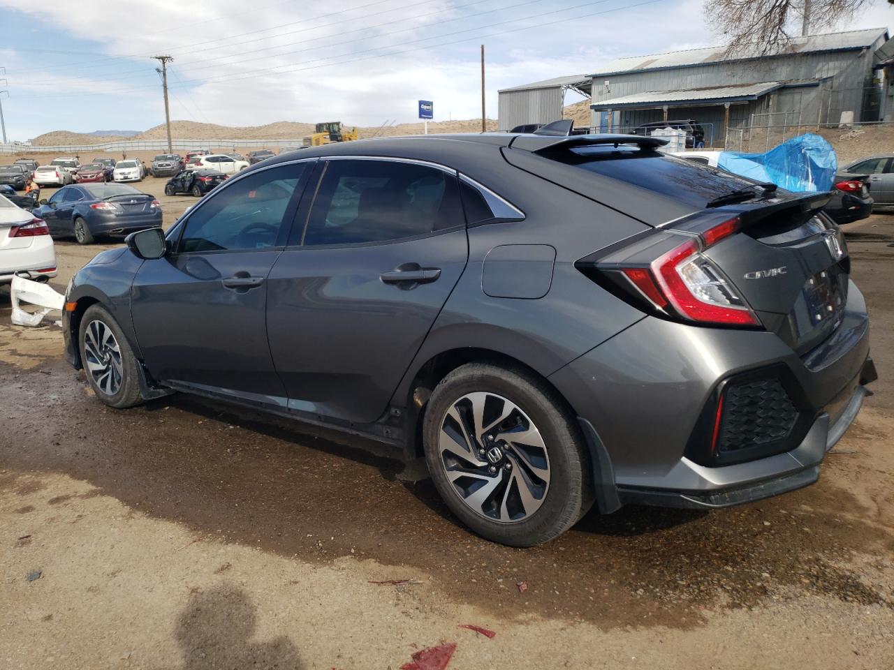 2017 Honda Civic VIN SHHFK7H28HU210344 Copart auction photo, side / rejected repair damage thumbnail 2