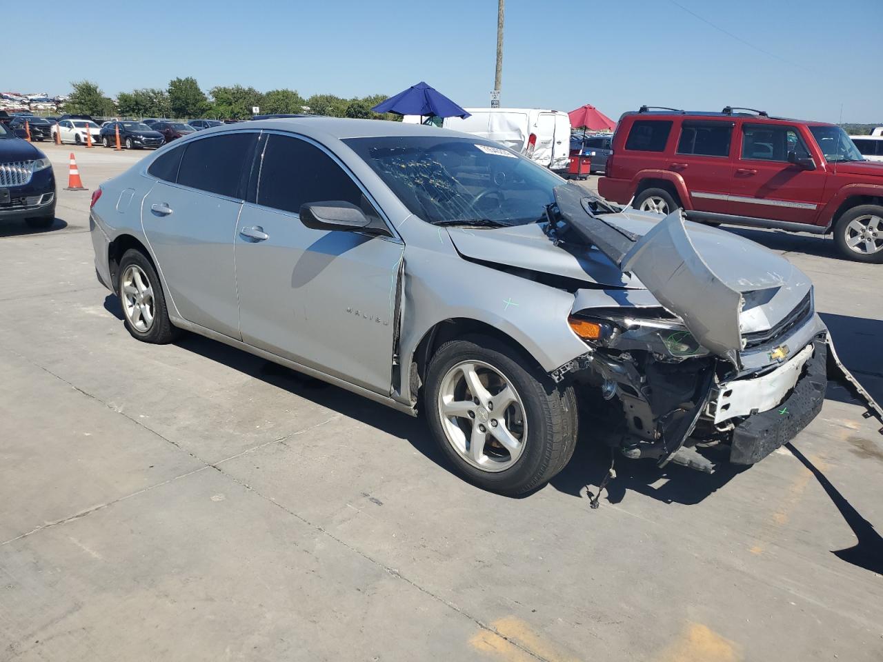 2016 Chevrolet Malibu VIN 1G1ZB5ST0GF191733 Copart auction photo, front end damage thumbnail 4