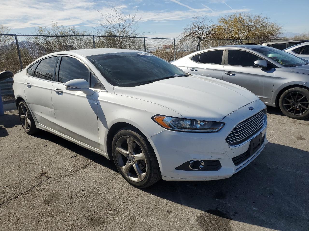 2013 Ford Fusion VIN 3FA6P0HR8DR166321 Copart auction photo, rear end / side damage thumbnail 4