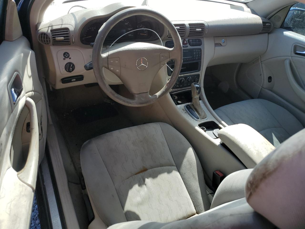 2003 Mercedes-Benz C-klasse VIN WDBRN40J33A492772 Copart auction photo, water/flood damage thumbnail 8