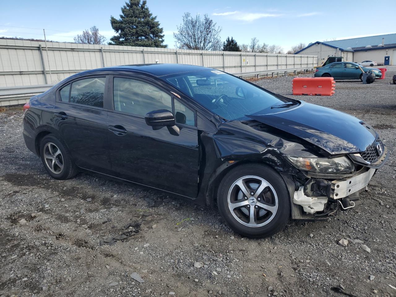 2015 Honda Civic VIN 19XFB2F74FE289033 Copart auction photo, undercarriage / front end damage thumbnail 4