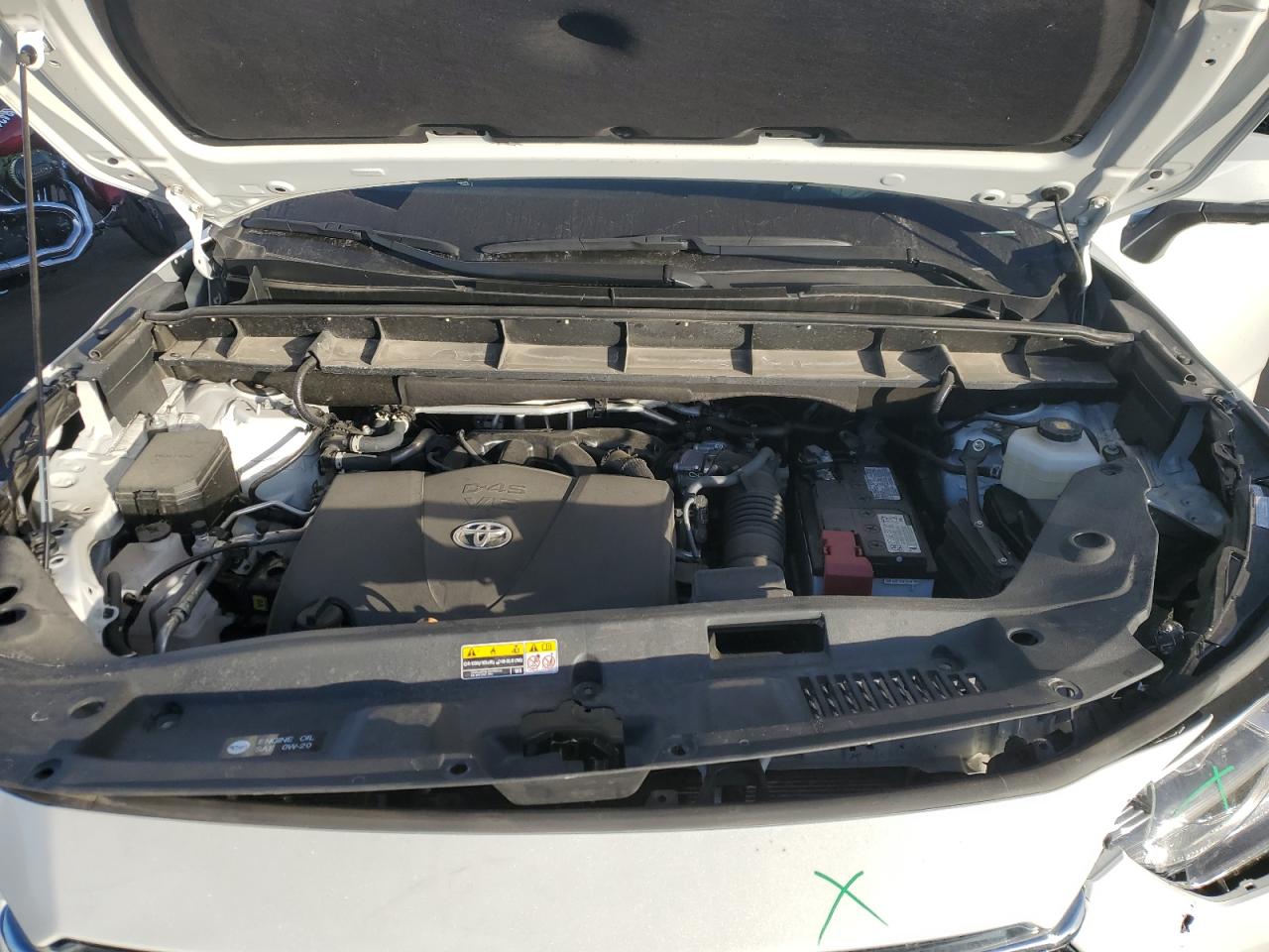 2022 Toyota Highlander VIN 5TDFZRBH0NS217947 Copart auction photo, rear end / front end damage thumbnail 12