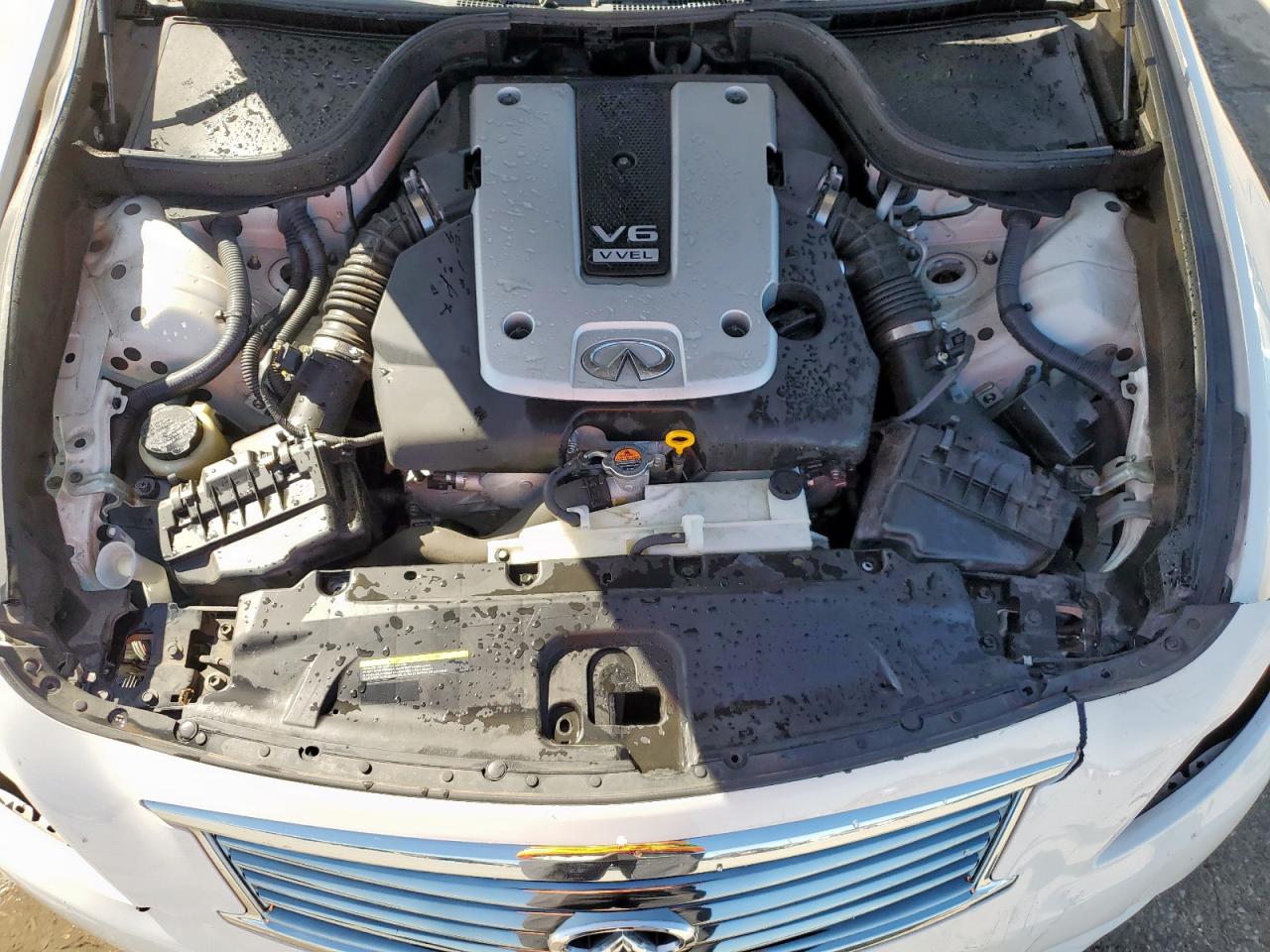 2015 Infiniti Q40 VIN JN1CV6AP9FM580057 Copart auction photo, front end damage thumbnail 11