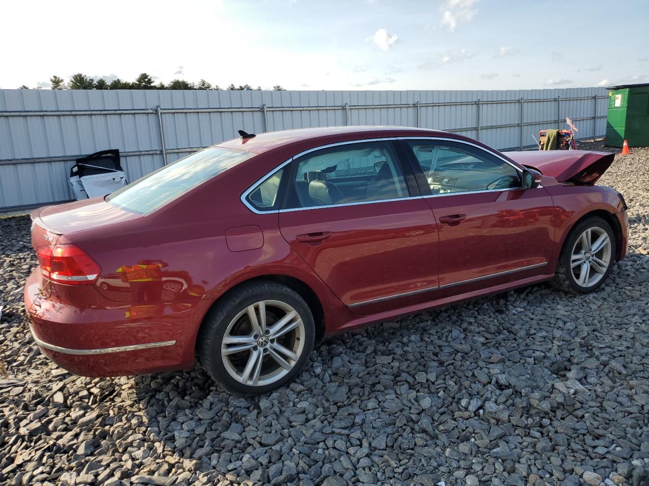 2015 Volkswagen Passat VIN 1VWBT7A36FC004270 Copart auction photo, front end damage thumbnail 3