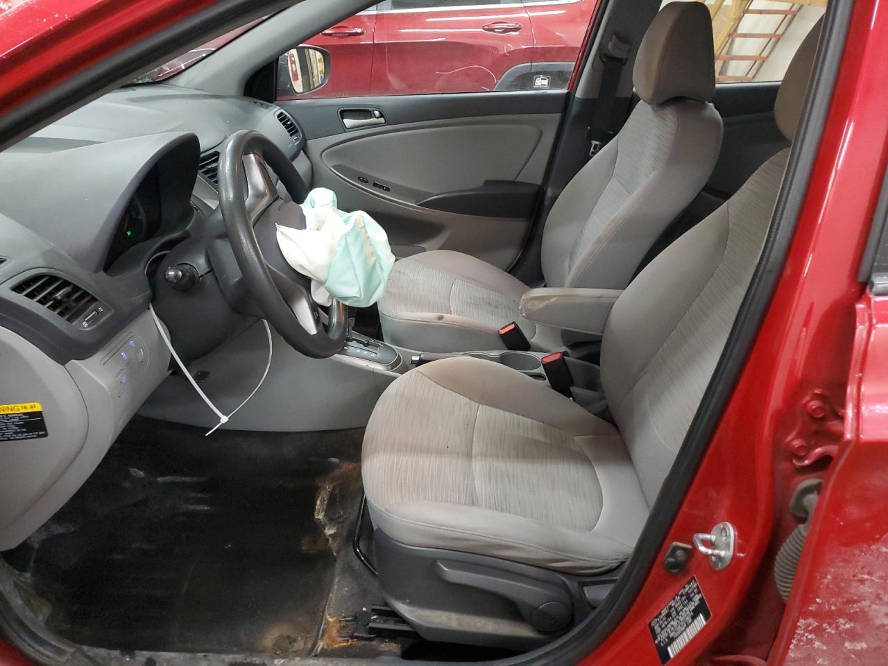 2015 Hyundai Accent VIN KMHCT5AE7FU198374 Copart auction photo, front end damage thumbnail 7