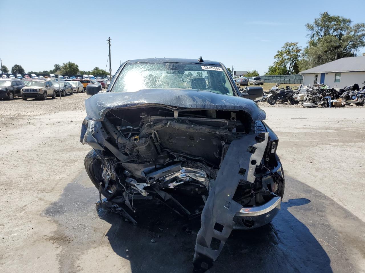 2016 RAM 1500 VIN 3C6RR7LT9GG214574 Copart auction photo, front end / all over damage thumbnail 5