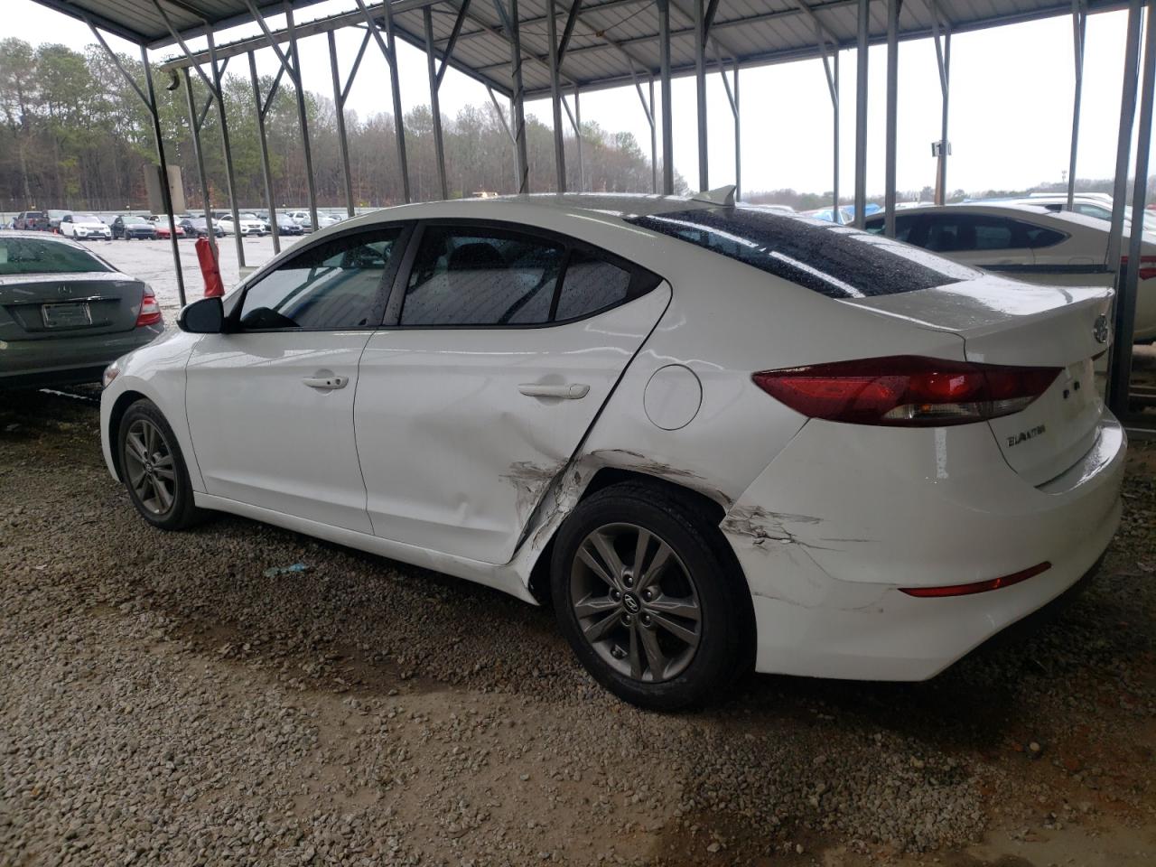 2017 Hyundai Elantra VIN 5NPD84LF8HH208420 Copart auction photo, side / rear end damage thumbnail 2