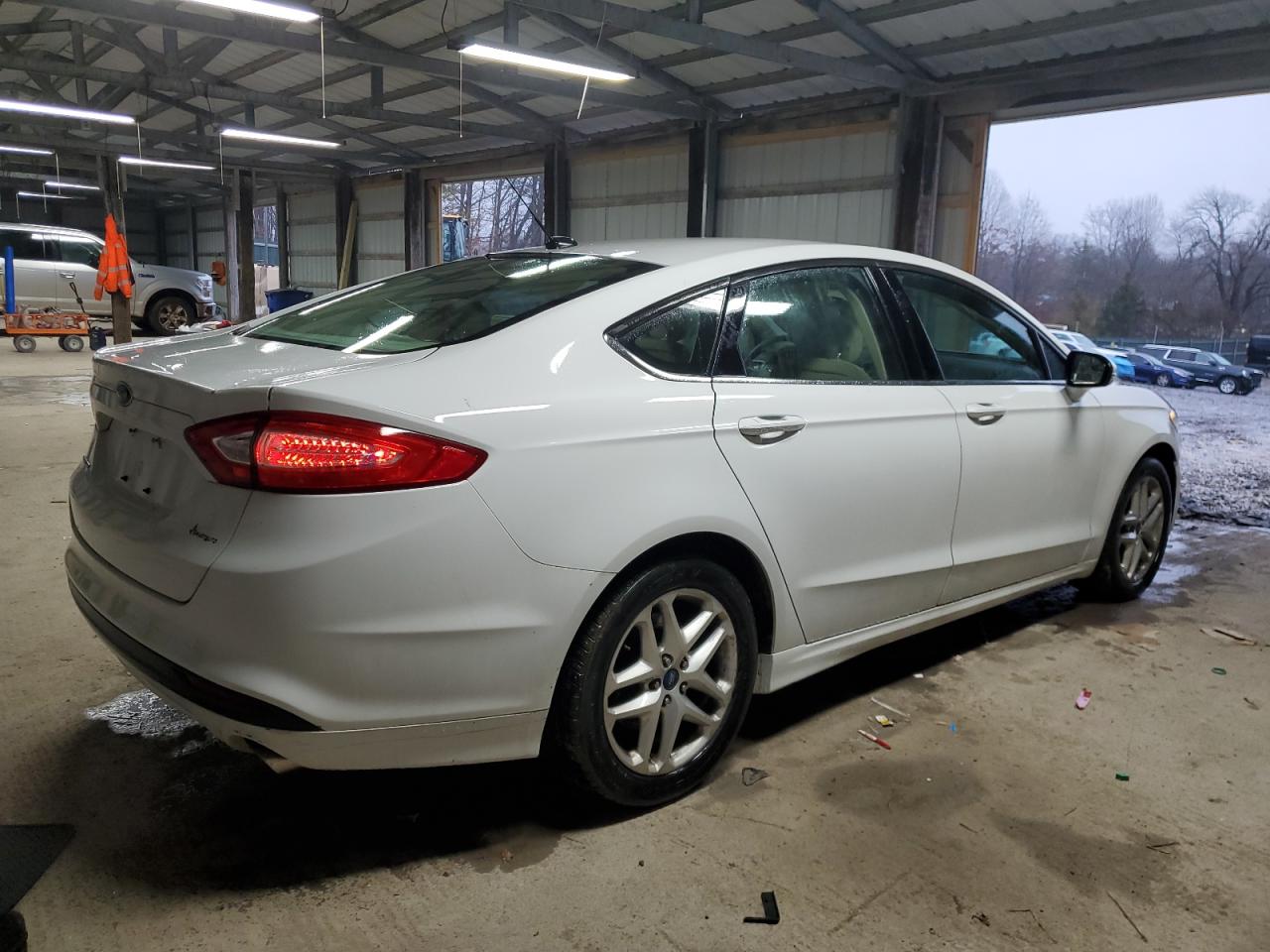2014 Ford Fusion VIN 3FA6P0H77ER171445 Copart auction photo, undercarriage damage thumbnail 3
