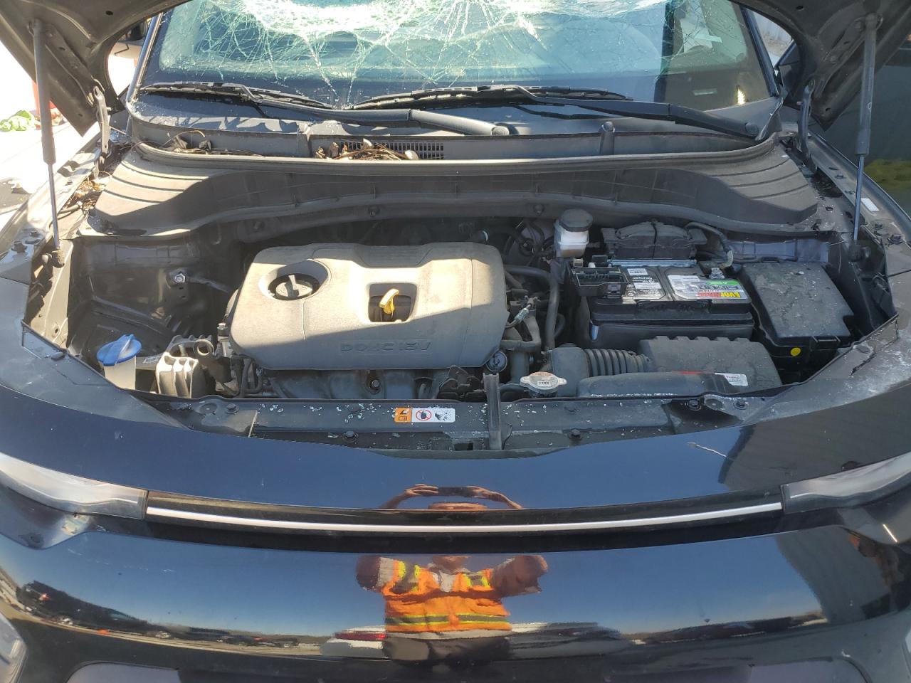 2020 KIA Soul VIN KNDJ23AU0L7730892 Copart auction photo, front end / rear end damage thumbnail 12