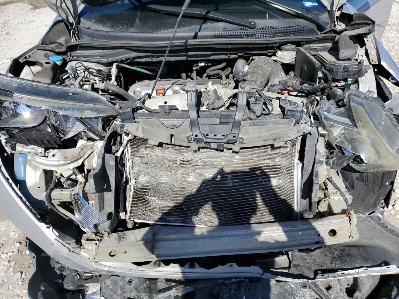 2012 Honda CR-V VIN 5J6RM3H79CL016838 Copart auction photo, front end / side damage thumbnail 12