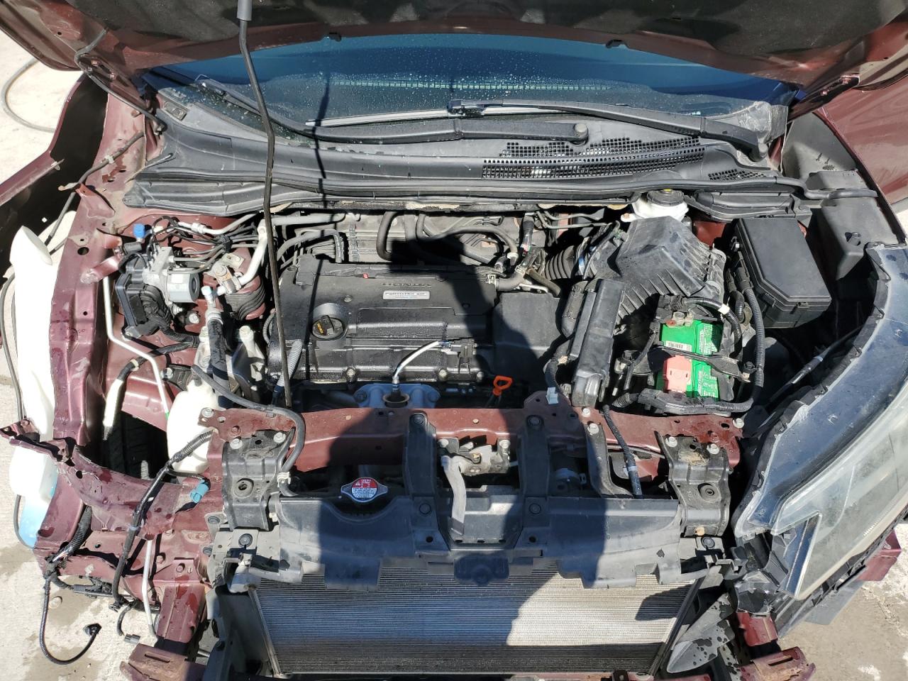 2016 Honda CR-V VIN 2HKRM4H57GH692595 Copart auction photo, front end damage thumbnail 12