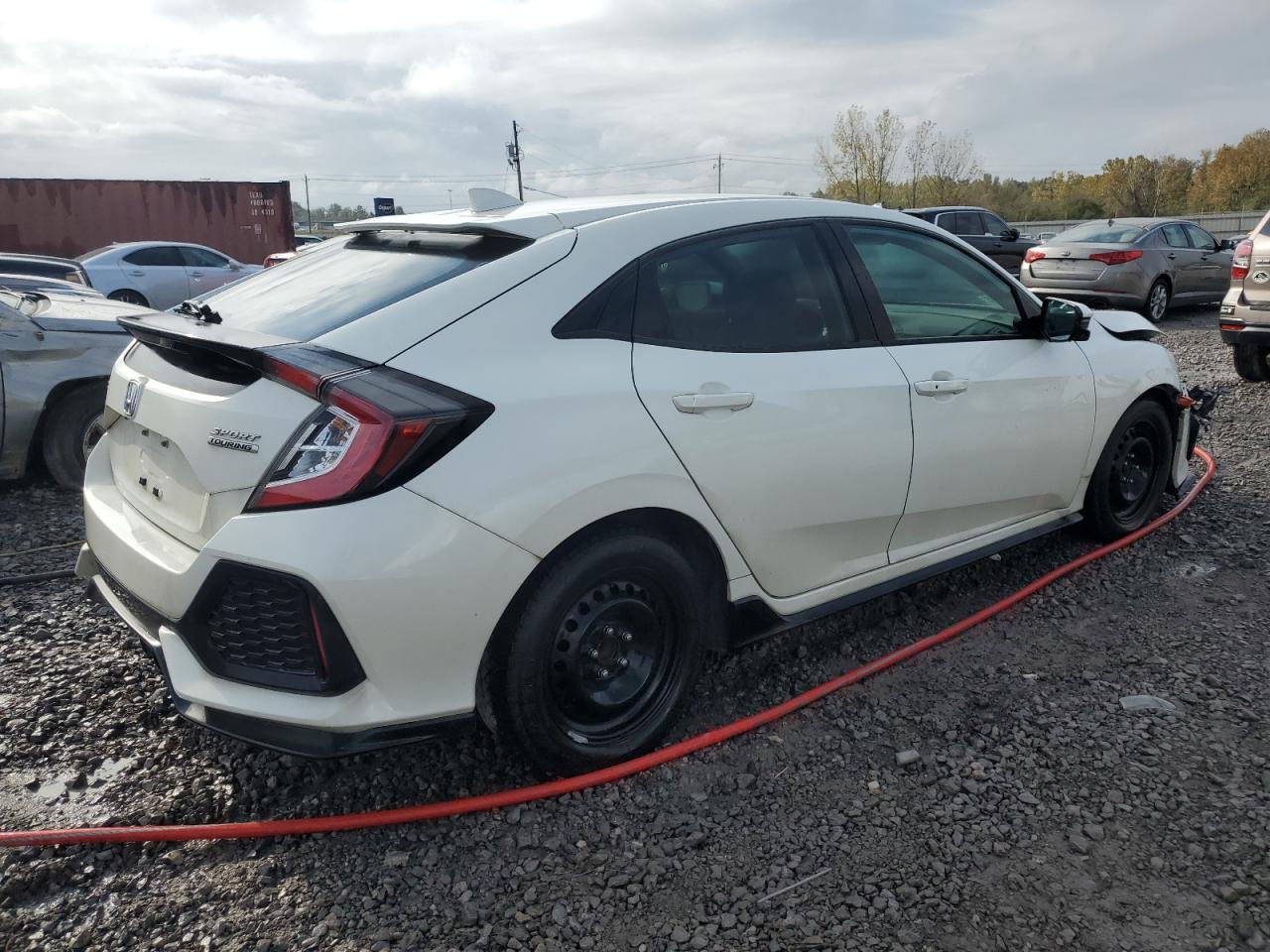 2018 Honda Civic VIN SHHFK7H93JU309074 Copart auction photo, front end damage thumbnail 3