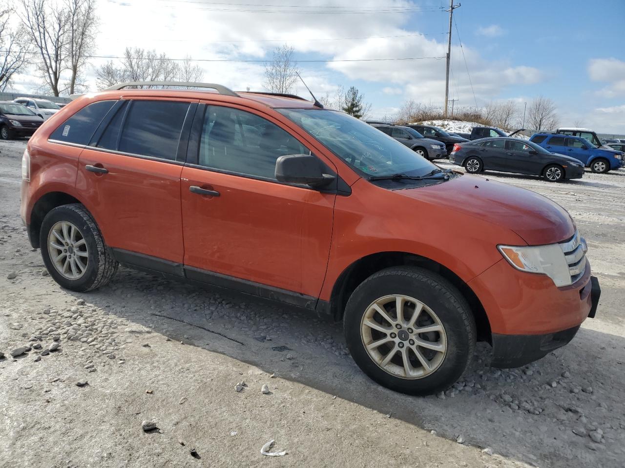 2008 Ford Edge VIN 2FMDK36C18BA74211 Copart auction photo, front end / side damage thumbnail 4