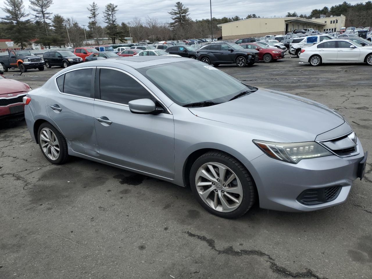 2017 Acura ILX VIN 19UDE2F36HA012967 Copart auction photo, side / minor dent/scratches damage thumbnail 4