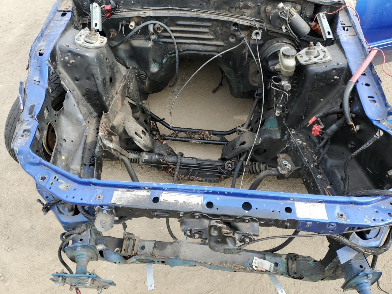 1993 Ford Mustang VIN 1FACP41E3PF159733 Copart auction photo, all over / stripped damage thumbnail 11