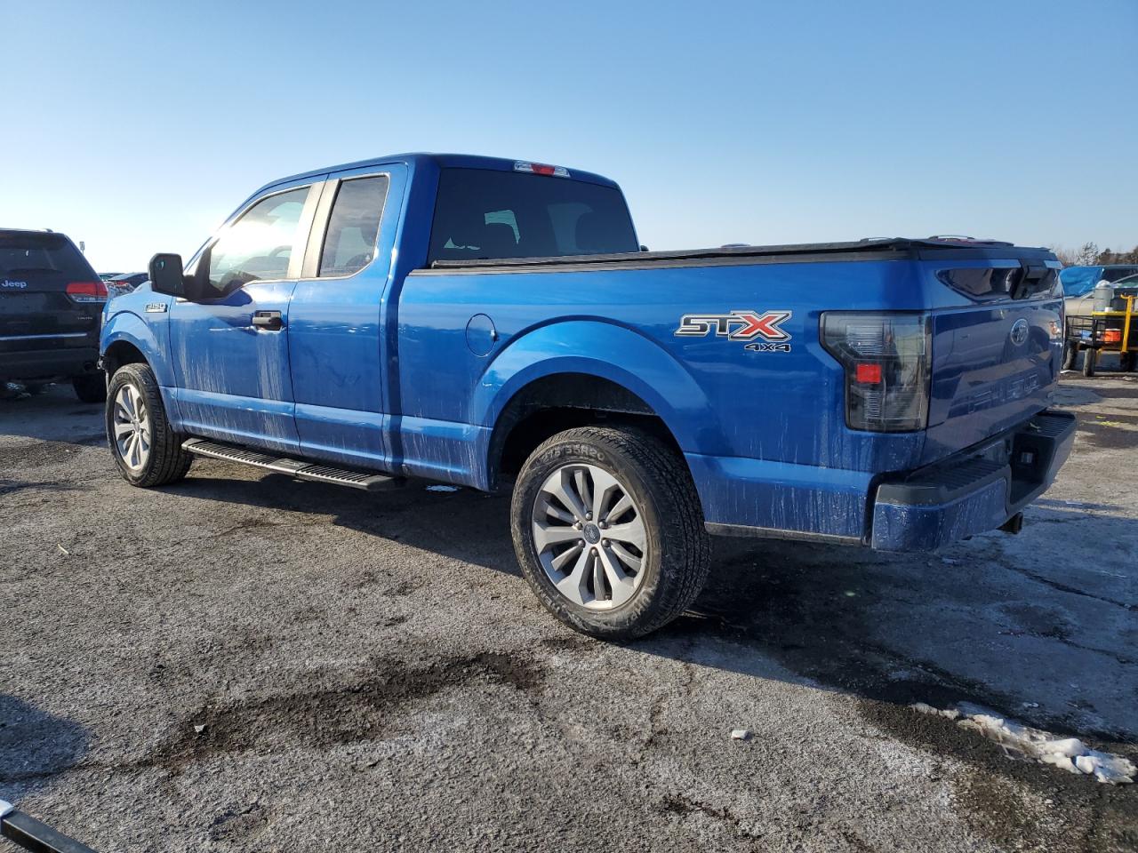 2018 Ford F-150 VIN 1FTEX1EP9JFC12150 Copart auction photo, front end / side damage thumbnail 2