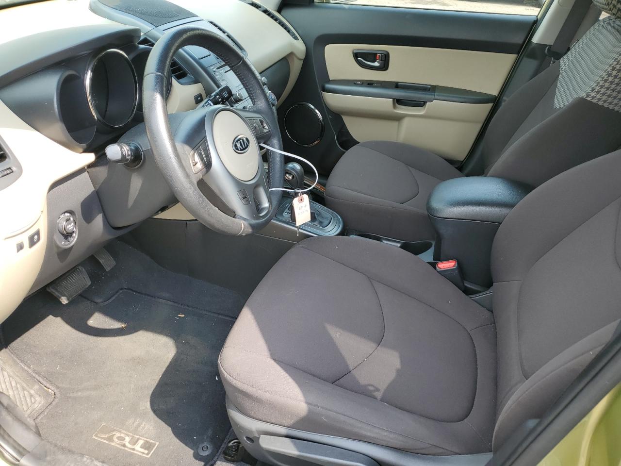 2011 KIA Soul VIN KNDJT2A21B7344860 Copart auction photo, front end / side damage thumbnail 7