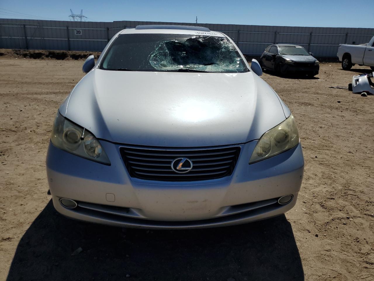 2008 Lexus ES VIN JTHBJ46G982172415 Copart auction photo, vandalism damage thumbnail 5