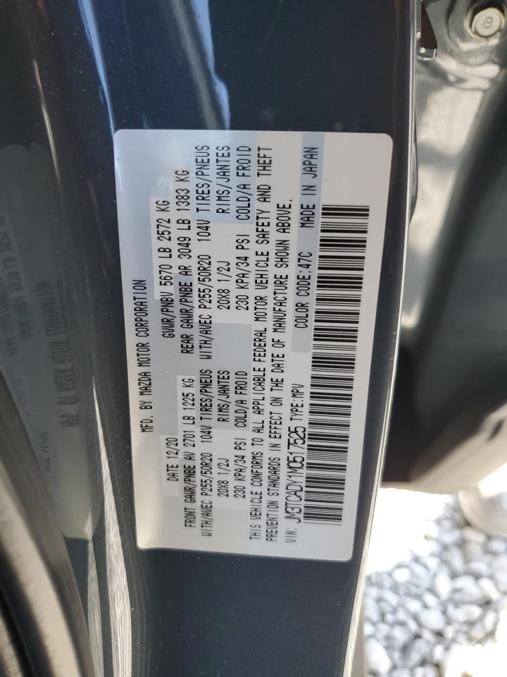 2021 Mazda CX-9 VIN JM3TCADY1M0517525 Copart auction photo, front end damage thumbnail 15