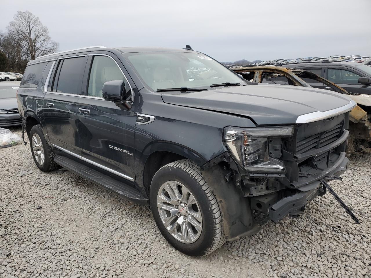 2022 GMC Yukon VIN 1GKS2JKL6NR140707 Copart auction photo, all over damage thumbnail 4